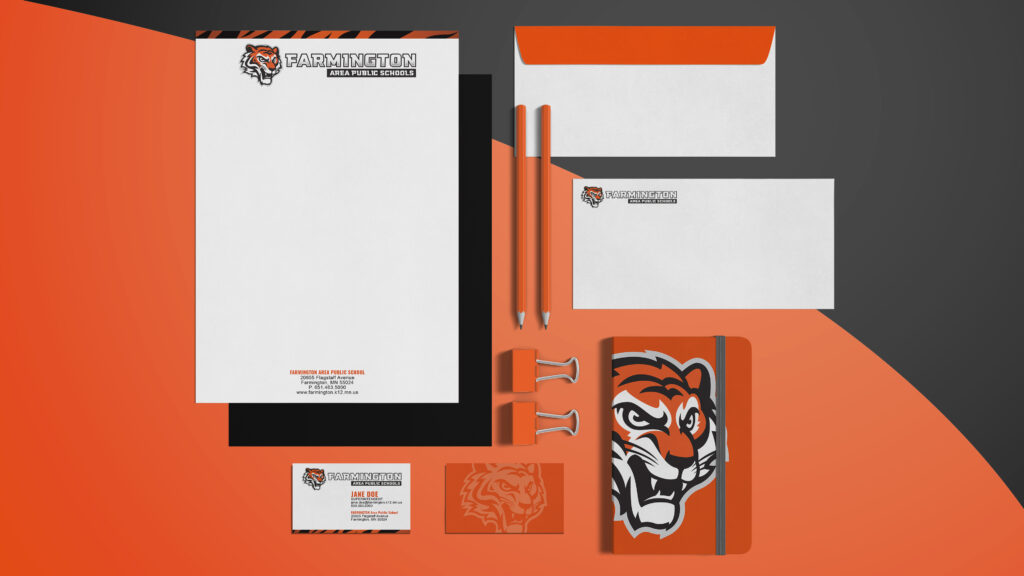 Farmington brand kit mockup