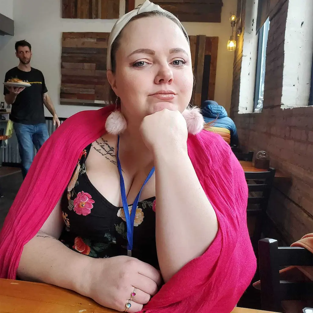 Woman smiling at the camera