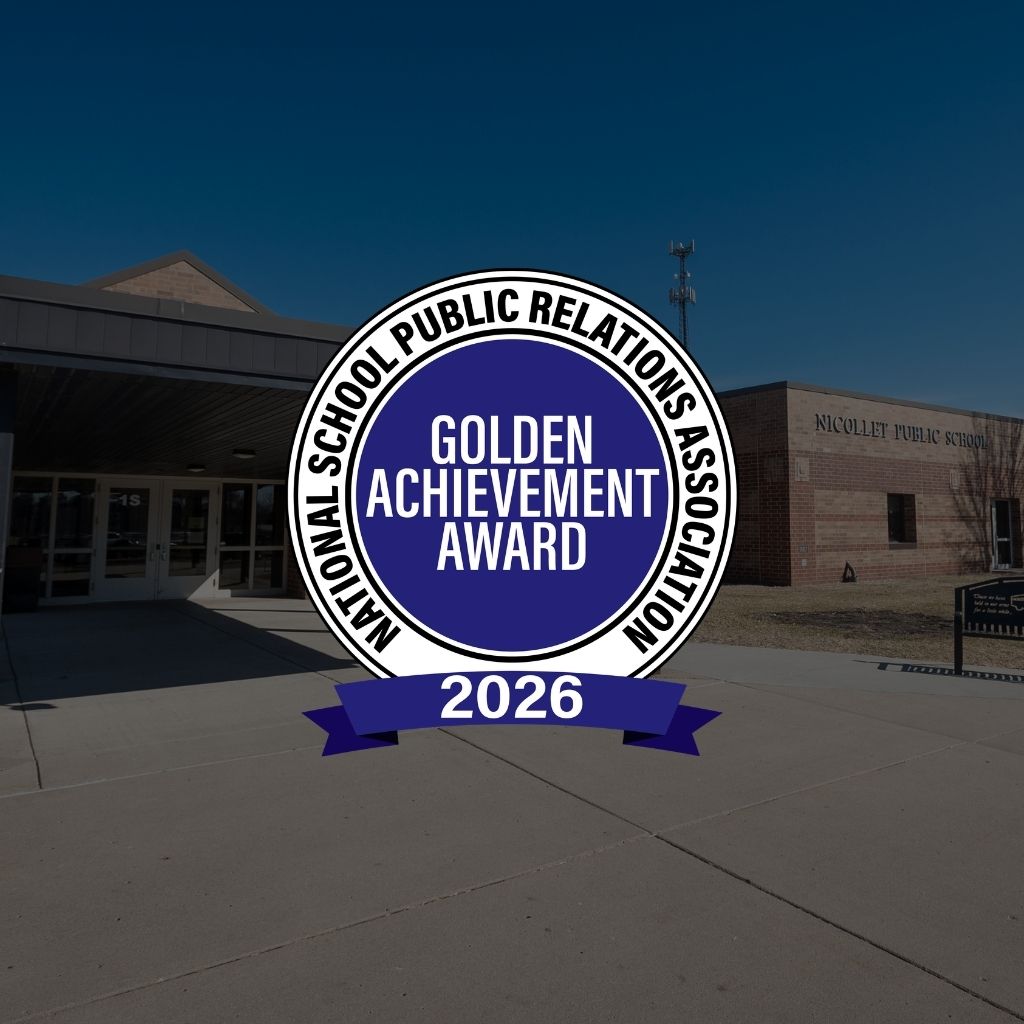 golden achievement badge over photo of NPS